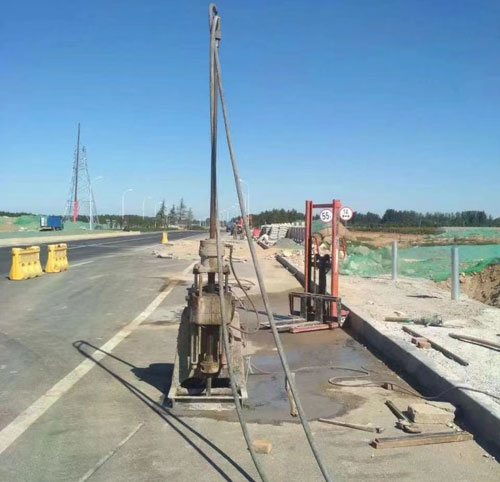永顺公路高聚物注浆加固